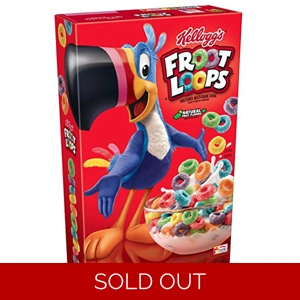 Kellogg's Froot Loops 345g Box | American Cereal